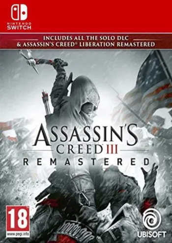 Assassin's Creed III Remastered Switch (EU & UK) - Nintendo Key - Europe & UK
