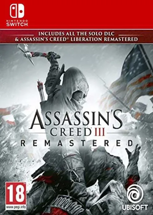 Assassin's Creed III Remastered Switch (EU & UK) - Nintendo Key - Europe & UK
