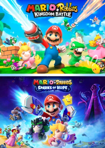 Mario + Rabbids Kingdom Battle | Mario + Rabbids Sparks of Hope Double Pack Switch (Europe & UK) - Nintendo Key - Europe & UK