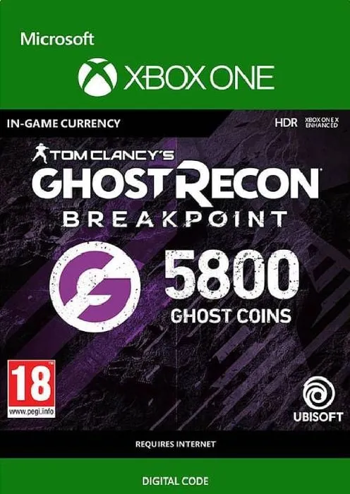 Ghost Recon Breakpoint: 5800 Ghost Coins - Xbox Key