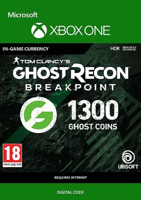 Ghost Recon Breakpoint: 1300 Ghost Coins (Worldwide) - Xbox Key
