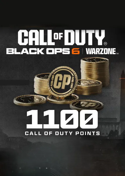 1,100 Black Ops 6 or Call of Duty: Warzone Points - Xbox Key