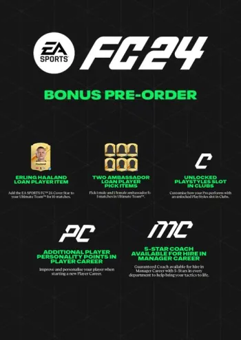 EA SPORTS FC 24 Pre - Order Bonus PS4/PS5 DLC (Europe & UK) - PlayStation Network Key - Europe & UK