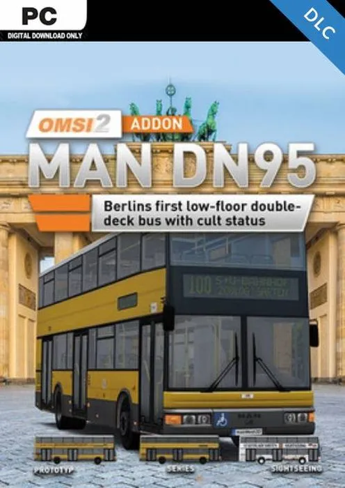 OMSI 2 Add-on MAN DN95 - DLC - Steam Key - Worldwide