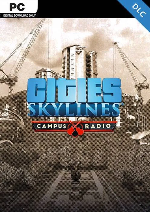Cities Skylines - Campus Rock Radio DLC - Steam Key - Worldwide
