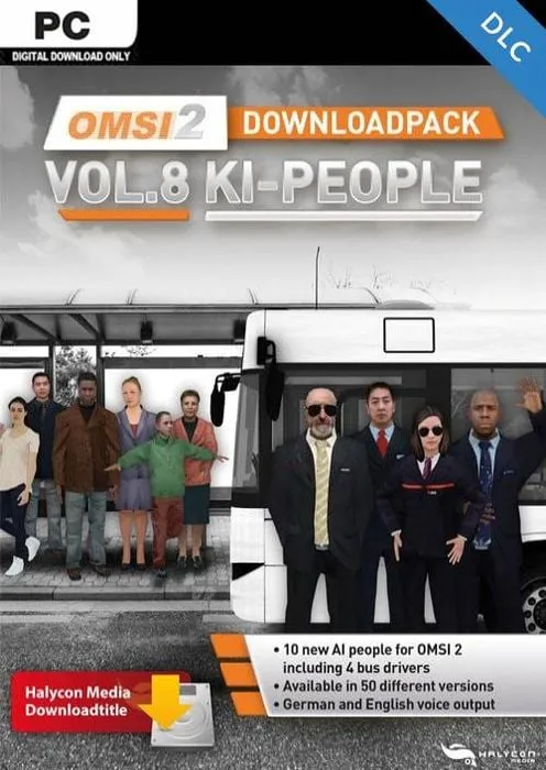 OMSI 2 Add-on Downloadpack Vol. 8 – KI-Menschen - DLC - Steam Key - Worldwide