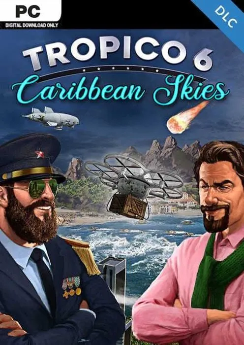 Tropico 6 - Caribbean Skies - DLC - Steam Key - Worldwide