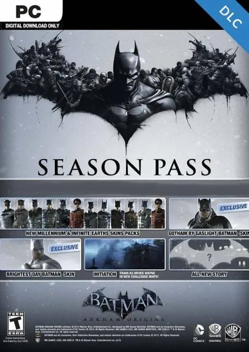 Batman: Arkham Origins - Season Pass -DLC - Steam Key - Worldwide