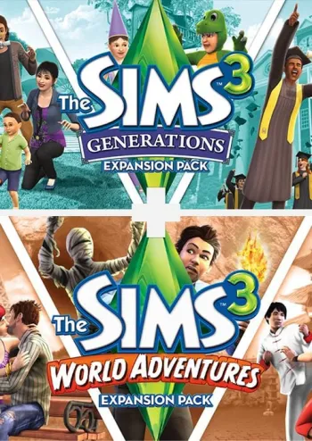 The Sims 3: Generations + World Adventures Bundle - EA App Key - Worldwide