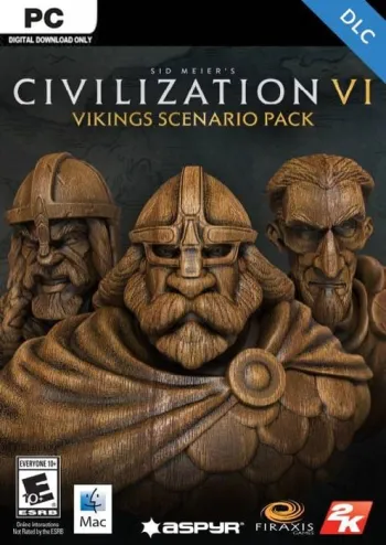 Sid Meier's Civilization VI: Vikings Scenario Pack (WW) - Steam Key - Worldwide