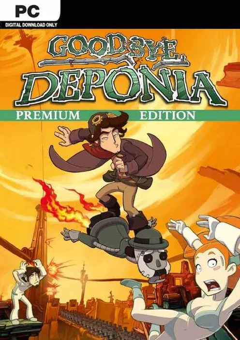 Goodbye Deponia Premium Edition - Steam Key - Worldwide