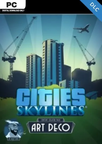 Cities Skylines - Content Creator Pack Art Deco DLC - Steam Key - Worldwide