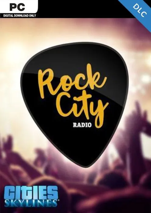Cities Skylines - Rock City Radio DLC - Steam Key - Worldwide