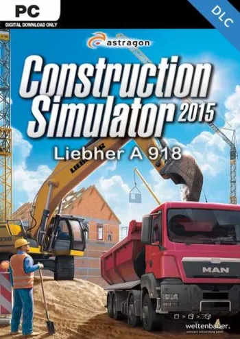 Construction Simulator 2015 Liebherr A 918 - DLC - Steam Key - Worldwide