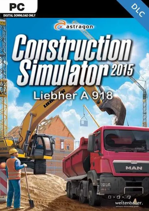 Construction Simulator 2015 Liebherr A 918 - DLC - Steam Key - Worldwide