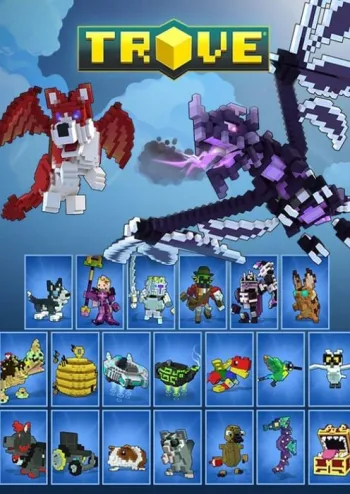 Trove - Mega Menagerie Pack - DLC - GLYPH Key - Worldwide