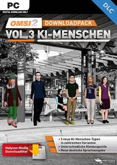 OMSI 2 Add-on Downloadpack Vol. 5 – KI-Menschen - DLC - Steam Key - Worldwide