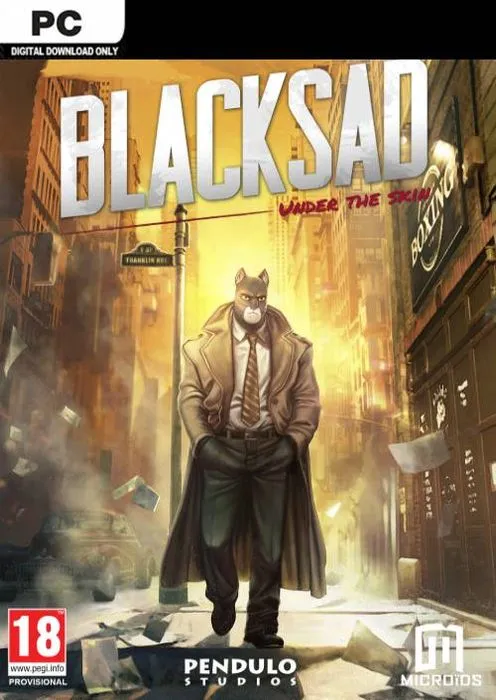 Blacksad: Under the Skin - Steam Key - Worldwide