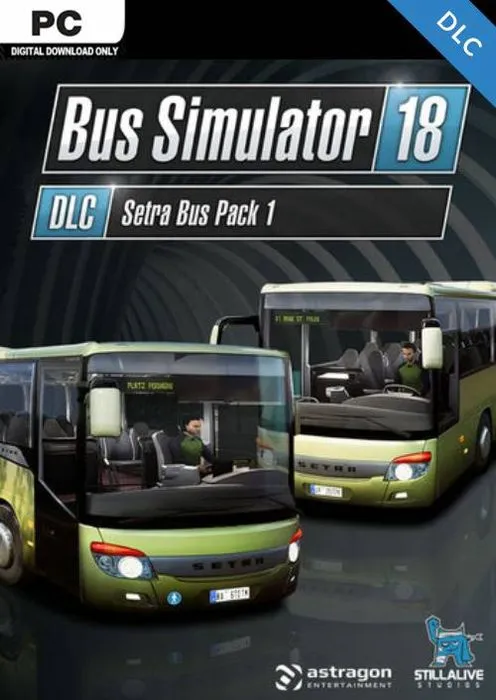 Bus Simulator 18 - Setra Bus Pack 1 - DLC - Steam Key - Worldwide