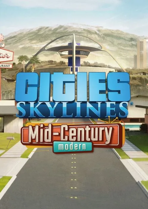 Cities: Skylines - Content Creator Pack: Mid-Century Modern - DLC - Steam Key - Worldwide