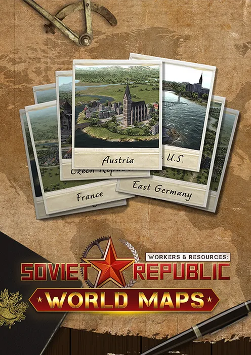 Workers & Resources: Soviet Republic - World Maps - DLC - Steam Key - Worldwide