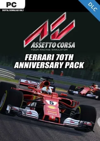 Assetto Corsa - Ferrari 70th Anniversary Pack - DLC - Steam Key - Worldwide