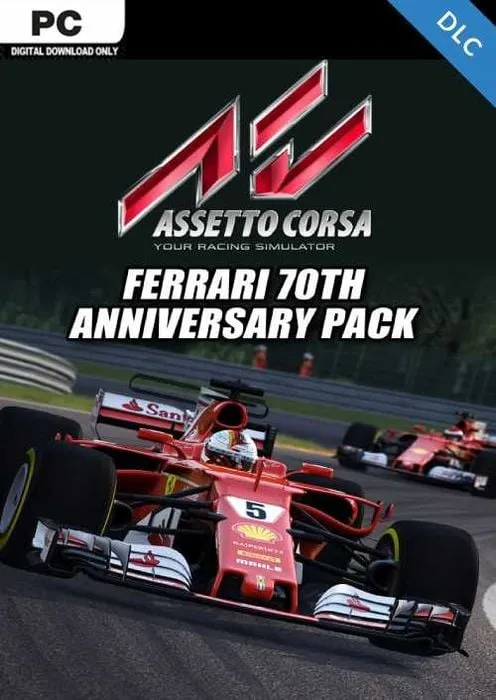 Assetto Corsa - Ferrari 70th Anniversary Pack - DLC - Steam Key - Worldwide