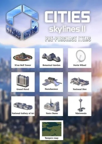 Cities: Skylines II Pre-Order Bonus - DLC - Steam Key - Worldwide