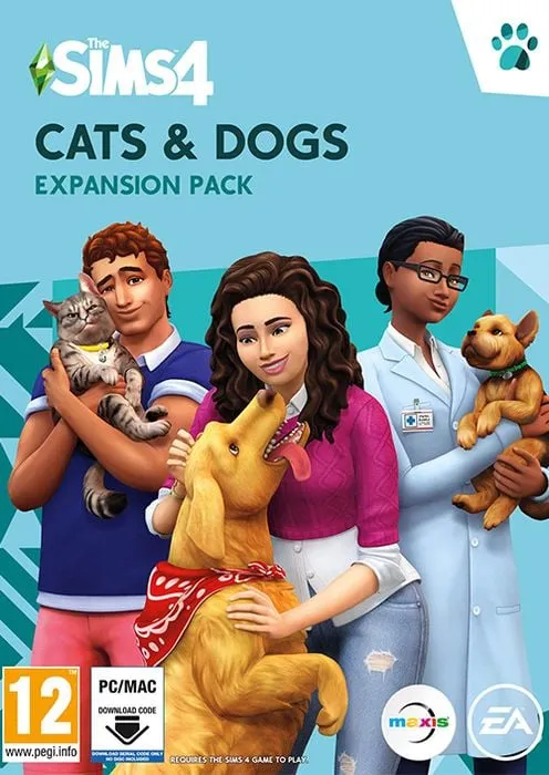 The Sims 4 - Cats and Dogs Expansion Pack /Mac - EA App Key - Worldwide