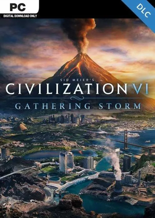 Sid Meiers Civilization VI 6 Gathering Storm DLC (EU & UK) - Steam Key - Europe & UK