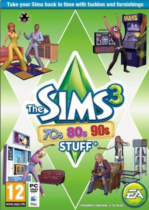 The Sims 3: 70s, 80s and 90s Stuff - EA App Key - Worldwide