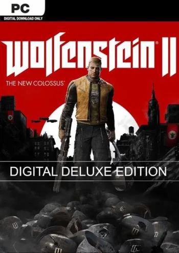 Wolfenstein II 2 The New Colossus Deluxe Edition - Steam Key - Worldwide