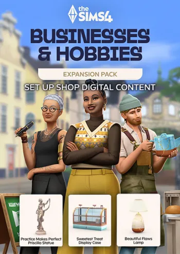 The Sims 4 Businesses & Hobbies - Set Up Shop Digital Content - DLC - EA App Key - Worldwide