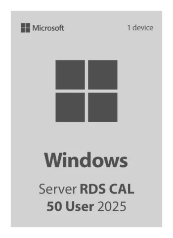 Licență Windows Server 2025 RDS CAL, 50 users