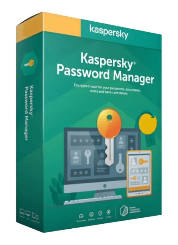 Kaspersky Password Manager Cloud, 1 device, 1 year, digital