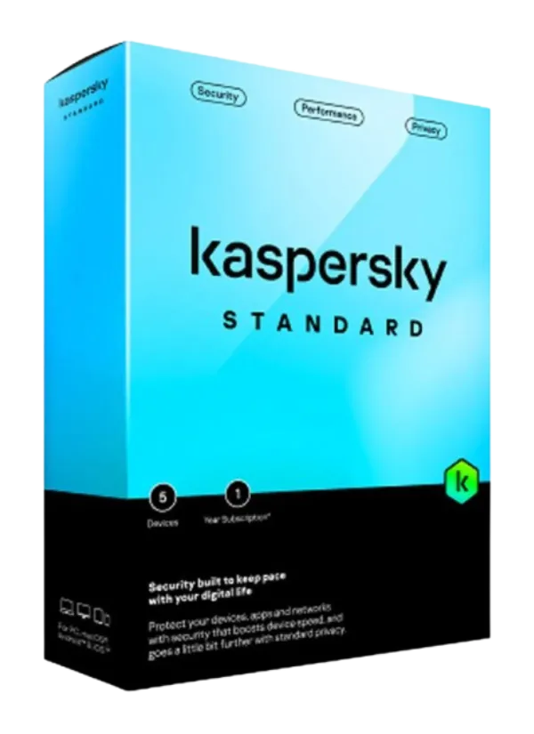 Kaspersky Standard, 3 devices, 1 year, digital