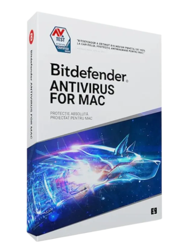 Bitdefender Antivirus for Mac – 3 devices / 3 years, retail license