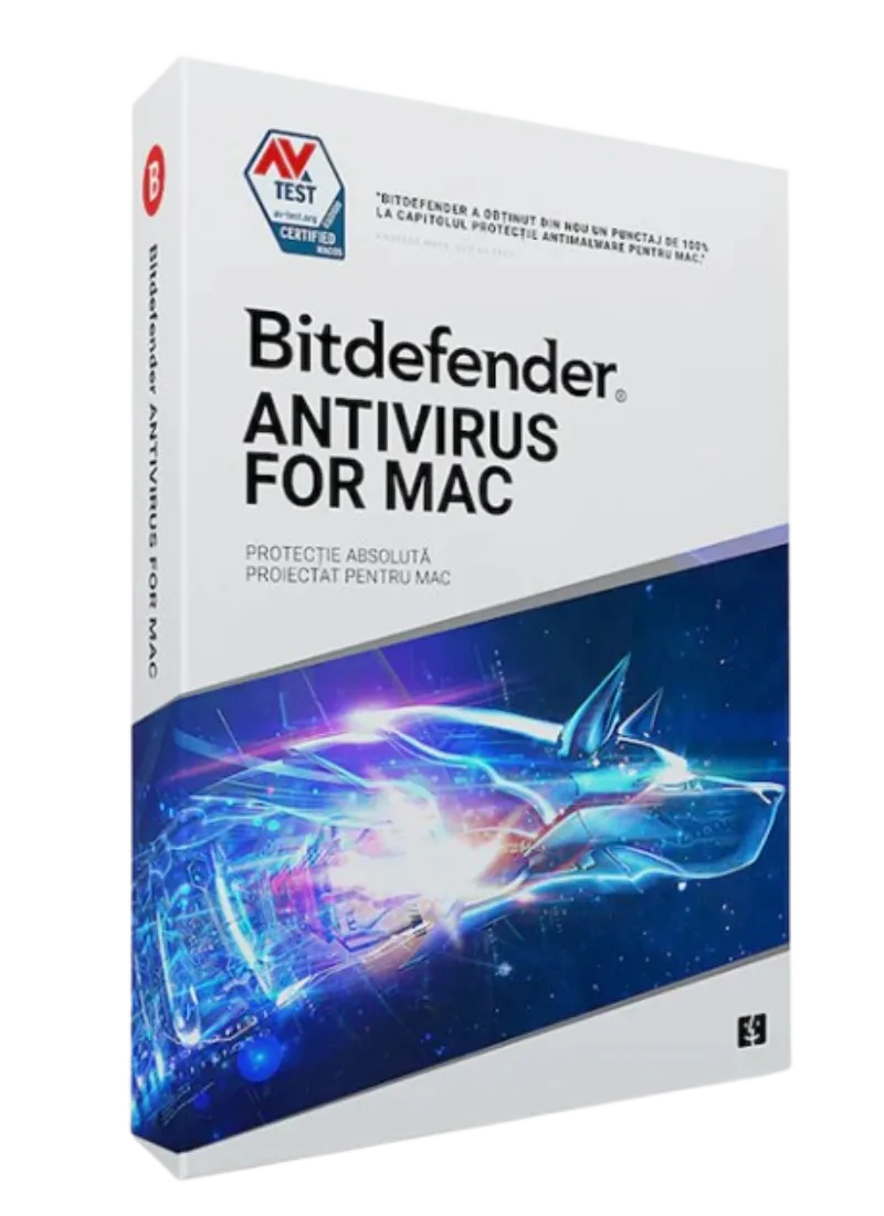 Bitdefender Antivirus for Mac – 3 devices / 2 years, retail license