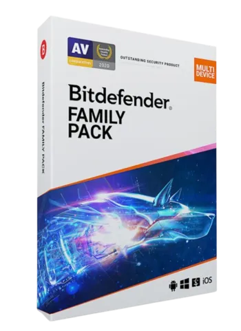 Bitdefender Family Pack – 15 devices – 3 years, retail license