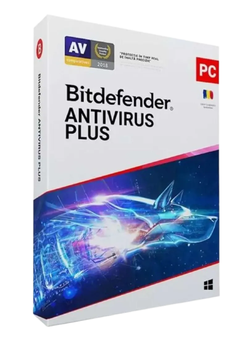 Bitdefender Antivirus Plus, 1 device, 2 years