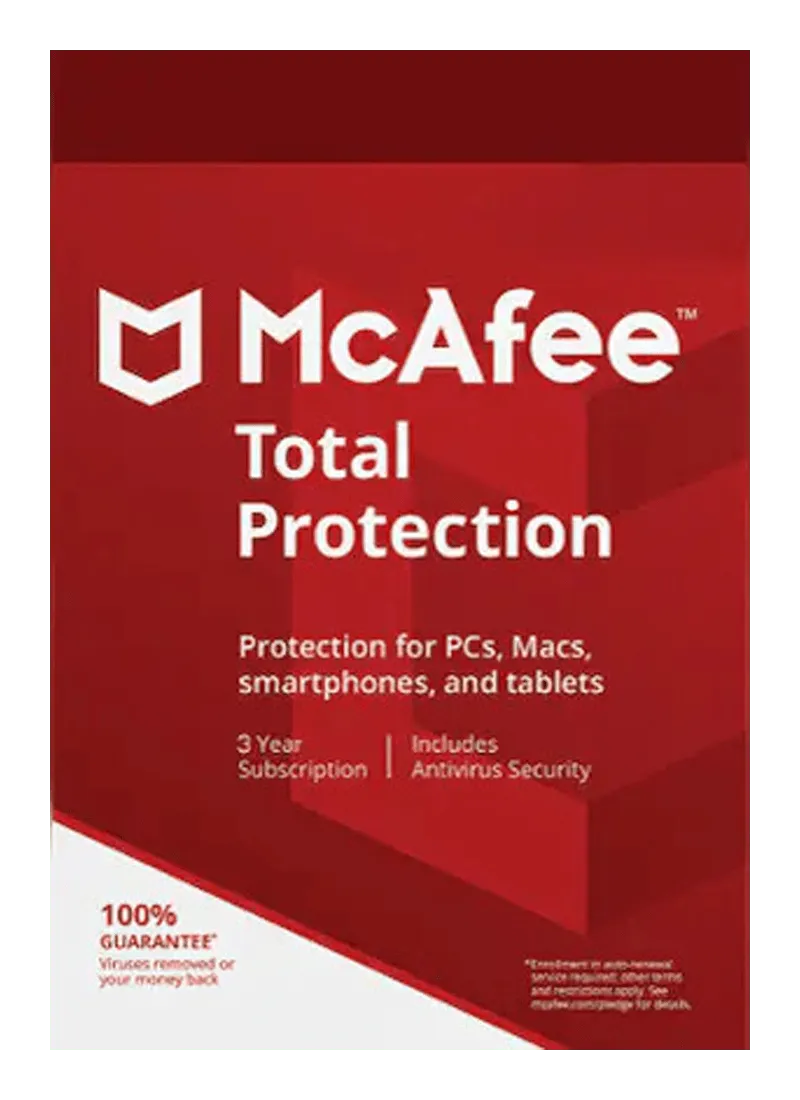 McAfee Total Protection, 5 devices, 1 year