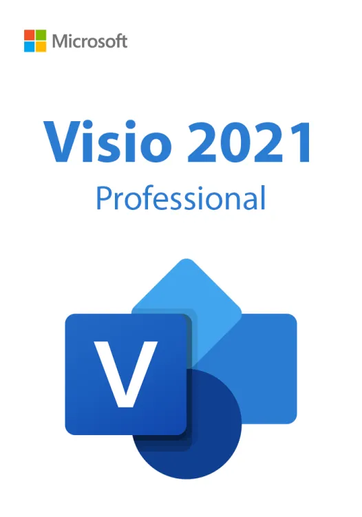 Visio Professional 2021, digital key
