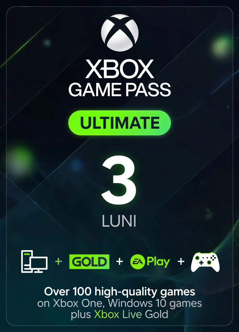 3 Luni Xbox Game Pass Ultimate / (EU) - Cod Digital