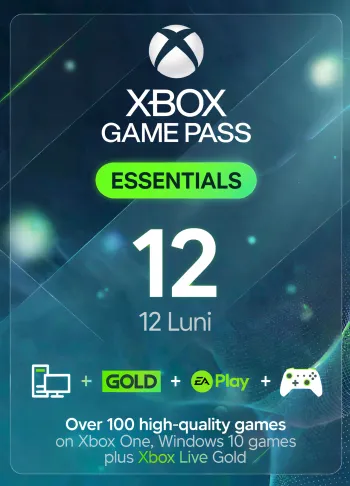 12 Luni Xbox Game Pass Essential / (EU) - Cod Digital