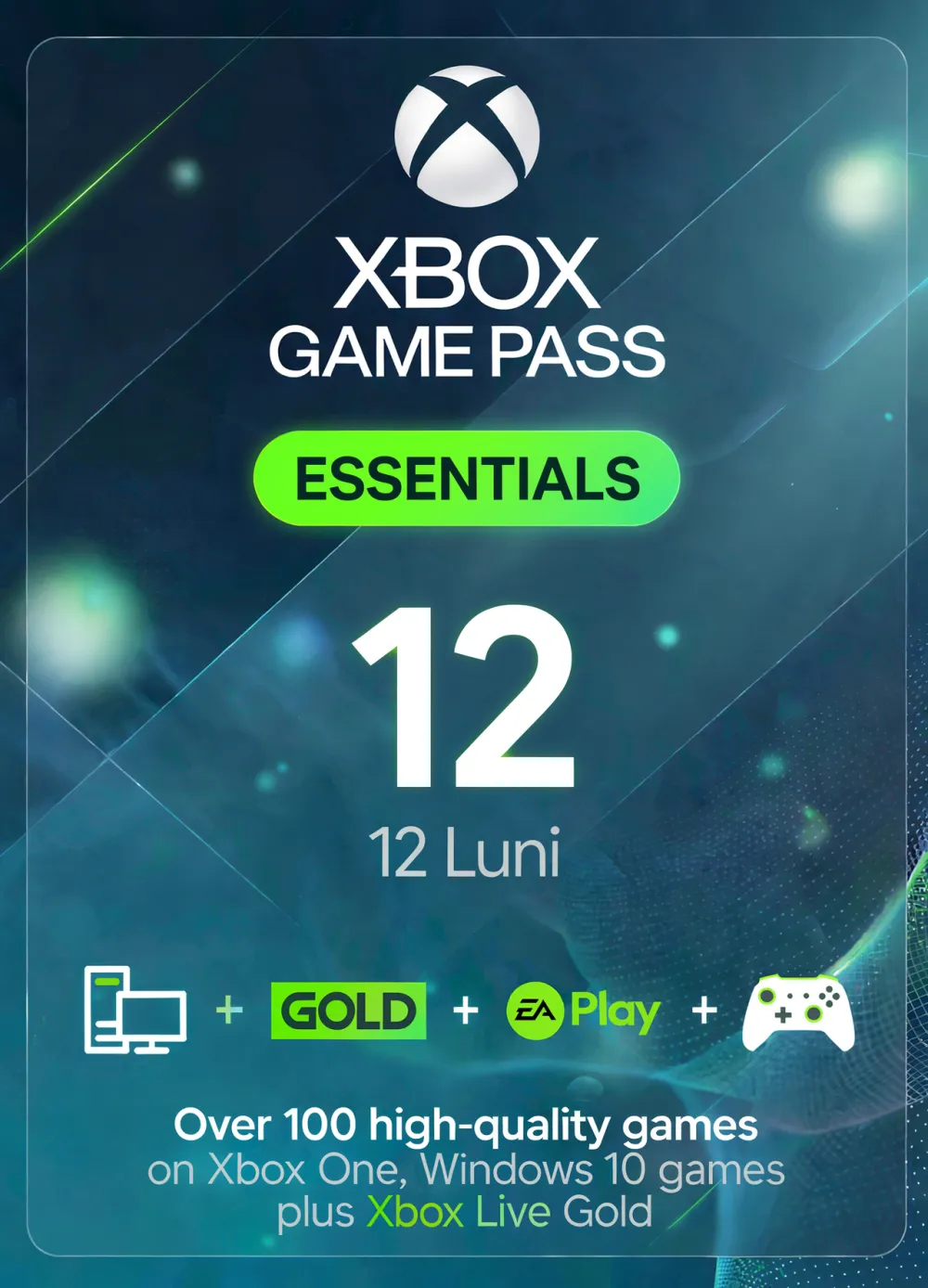 12 Luni Xbox Game Pass Essential /