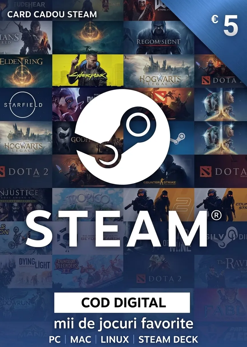 Credit Steam Wallet 5 EUR