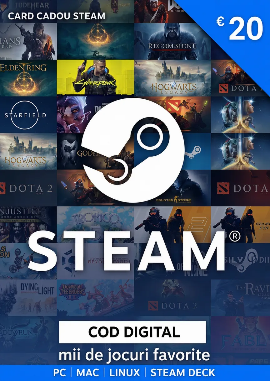 Credit Steam Wallet 20 EUR